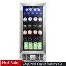 2.9 Cu.Ft, Beverage Refrigerator Wine Cooler Glass Door Electronic,from CA