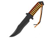 Tiger on the Prowl Knife Set:Hunting &Throwing Combo with Stylish Black & Orange