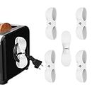 Baskiss 5 Pack Cord Organizer for Kitchen Appliances, Cord Wrap Cord Holder Cable Organizer, for Mixer, Blender, Coffee Maker, Pressure Cooker and Air Fryer (White)