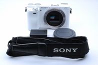 Sony Alpha a6000 sans Miroir Caméra Blanc Obturateur Compte:3 459 [ Mint ] De