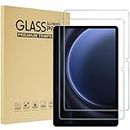 ProCase 2 Pack Screen Protector for Galaxy Tab S9 FE Plus/S9 Plus/S8 Plus/S7 FE/S7 Plus 12.4 inch 2023, 9H Tempered Glass HD Clear Film Guard for Tablet SM-X610/X810/X800/T730/T970
