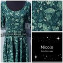 Lularoe Dresses | Lularoe Nicole 2xl | Color: Green | Size: 2x