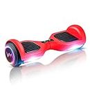 WEELMOTION Hoverboard Self Balancing All Terrain Hoverboard 6.5" Hoverboard with Music Speaker and LED Front Lights UL 2272 Certified Hoverboard with complimentary Hover Board Bag