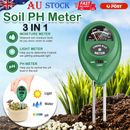 Soil PH Meter 3-in-1 Soil Tester Kits with Moisture Light and PH Test for Garden