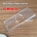 Phone Case for LG Wing 5G Hard Plastic Phone Cover Privacy Screen Protector