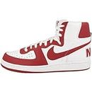 Nike Terminator High Mens Shoes, White/University Red, 11.5
