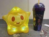 Disney Wish Star AMC Theatres Popcorn 105oz Light-Up Bucket + Cup