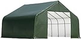 ShelterLogic ShelterCoat Peak Style Garage, Green, 28 x 24 x 16 ft.