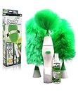 SWOPPLY Hand-Held, Sward Go Dust Electric Feather Spin Home Duster. Electronic Motorised Cleaning Brush Set for Home, Office, Car (Multicolour)