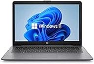 HP Newest 14" HD Laptop, Windows 11, Intel Celeron Dual-Core Processor Up to 2.60GHz, 4GB RAM, 64GB SSD, Webcam, Dale Pink(Renewed) (Dale Black)