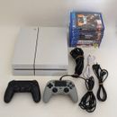 PlayStation 4 PS4 White Console Bundle 500GB Controllers 10x Games HDMI AUS PAL