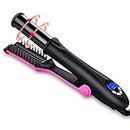Professional Hair Straightening Curling Iron, 2 in 1 Style Flat irons, 1-Way Rotating Iron Curler No Damage, Hair Straightener Flat Irons For Short & Long Hair