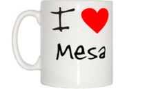 I Love Heart Mesa Becher