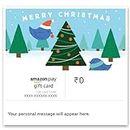 Amazon Pay eGift Card - Christmas tree birds
