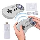 4K Game Console SF900 Console Game Player,Video Game Console, Home Double TV Game Console SFC Versuss Wireless Controller 2.4G Wireless Controller Support TV Output Children Gift