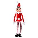 Christmas Elf Behaving Badly Plush Toy | Elfette Novelty Long Bendy Naughty Girl Christmas Doll | 12 Inches