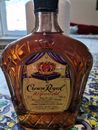 CROWN ROYAL WHISKY 1980 10 YEARS OLD 70 cl old CANADIAN WHISKY SEAGRAM'S BOTTLE 