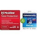 McAfee Total Protection 2023 | Antivirus Internet Security Software + Acronis | Backup || both for 1 Device | 1 Year | Activation Code by email