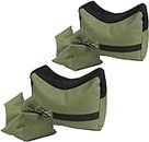 Feyachi Outdoor Shooting Rest Bags Target Sports Shooting Bench Rest Front & Rear Support SandBag Stand Holders for Gun Rifle Shooting Hunting Photography - Unfilled£¨2£¬Army Green£©