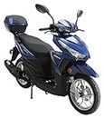 HHH Model # Vitacci Spark 150 Gas Scooter GY6 150cc Scooter 4 Stroke Street Bike Moped for Adult and Youth (Blue)