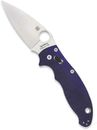 Spyderco Manix 2 Dark Blue G10 CPM S110V 3.37" Plain Edge Folding Knife