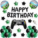 FI - FLICK IN 45 pcs Video Game Theme Birthday Decoration With Gamer Foil Balloons for Kids Game Party (Pack of 45, Multicolor)