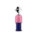 Alessi Alessandro M. AM23 PAZ - Design Corkscrew, in Thermoplastic Resin and Chrome-Plated Zamak, Pink and Blue