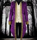 VOREING Mens Medieval Steampunk Tailcoat Prince Victorian Jacket Frock Coat 2XL