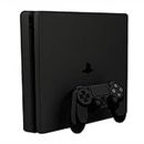ELTON Skin Sticker Cover for PS4 Slim Console and Controllers, Pure Black