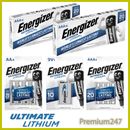ENERGIZER AA,AAA,9V ULTIMATE LITHIUM BATTERIES 1.5v LR6 L91 20 YEARS EXPIRY UK