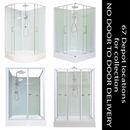 SHOWER POD SCREEN CUBICLE ENCLOSURE CABIN STALL MIXER BASE EASY ASSEMBLY DIY