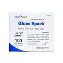 Glucospark Blood glucose Test Strips | Sugar Test Strips compatible only with Glucospark glucose meter and not with any other glucose meters(100)