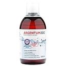 Argentum 200 200HERBALS® Colloidal Silver 200 ppm Argentum200 500 ml I Colloidal Silver Water 200 ppm I Nano Silver Particles I Silver Toner I 500 ml