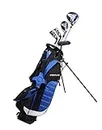 Precise XD-J Junior Complete Golf Club Set for Children Kids - 3 Age Groups Boys & Girls - Right Hand & Left Hand! (Blue Ages 9-12, Right Hand)