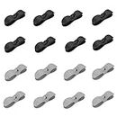 CAASFOOY 16 Pcs Cord Wrapper for Appliances,Upgrade Cord Organizer for Kitchen Appliances,Cord Organizer for Appliances,Wire Cable Organizer Tidy Management Clips(Black, Gray)
