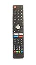 BhalTech LED LCD Smart TV (Without Voice) Remote Control with Goo-gle Play Prime Video YouTube Netflix Function for BPL TV Remote