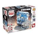 Machine Works MWHY14 4-Cylinder Hybrid Electric Engine Toy-Replica Model Building Kit-Features 3 Demo Modes, 100+ Pieces, 10+ Years, Multi