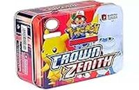 Zarel Trading Cards Game for Kids Poke Cards Booster Pack Game Scarlet & Violet Card with Action Booster Packs (TIN Box)