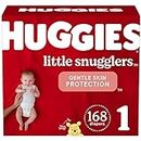 Huggies Little Snugglers Baby Diapers, Size 1, Mega Colossal, 168 Ct (Packaging may vary)