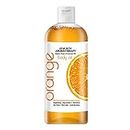 Keya Seth Aromatherapy Skin Defence Orange Body Oil Skin Lightening, Rejuvenating Non-Sticky for Daily Use After Bath, Massage Oil Enriched with Orange & Vitamin C. 400ml