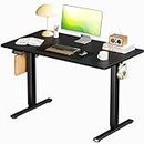 OLIXIS Electric Standing Desk - 40 x 24 Inch Ergonomic Adjustable Height Sit and Stand up Computer Task Table, Rising Desk for Office and Home, Lift Motorized Desktop Workstation, Black