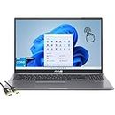 ASUS Vivobook 15 Laptop for Business & Student, 15.6 FHD Touch Display, 11th Gen Core i5-1135G7, 12GB RAM, 512GB PCIe SSD, Webcam, Keypad, Fast Charge, WiFi, USB-C, PDG HDMI Cable, Win 11 Pro
