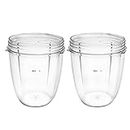 Veterger Replacement Parts cups, Compatible with NutriBullet 600W and 900W Blender (2 18oz cups)
