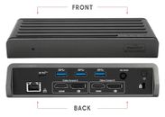 Targus USB-C Universal Dual Video 4K Laptop Macbook Docking Station + CHARGER