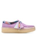 Zapatos Oxford y con cordones informales Clarks Wallabee Cup 26165819 para mujer púrpura