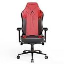 Cybeart | Apex Signature Edition (Red) Gaming/Office Chair | 4D Armrest | Inbuilt Lumbar Support | Supreme PU Leather, Ergonomic, Recline & Tilt