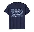 Richiedi informazioni su My Model Railway Train Model Set Uomo Maglietta