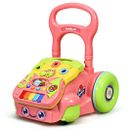 Early Development Toys for Baby Sit-to-Stand Learning Walker-Pink - Color: Pink