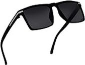 Rich Club UV Protected Sunglasses | Anti glare glasses Square Wayfarer Style Frame for Men & Women