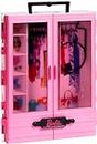 Barbie GBK11 - Traum Kleiderschrank, tragbares Modespielzeug für Kinder von 3 bis 8 Jahren